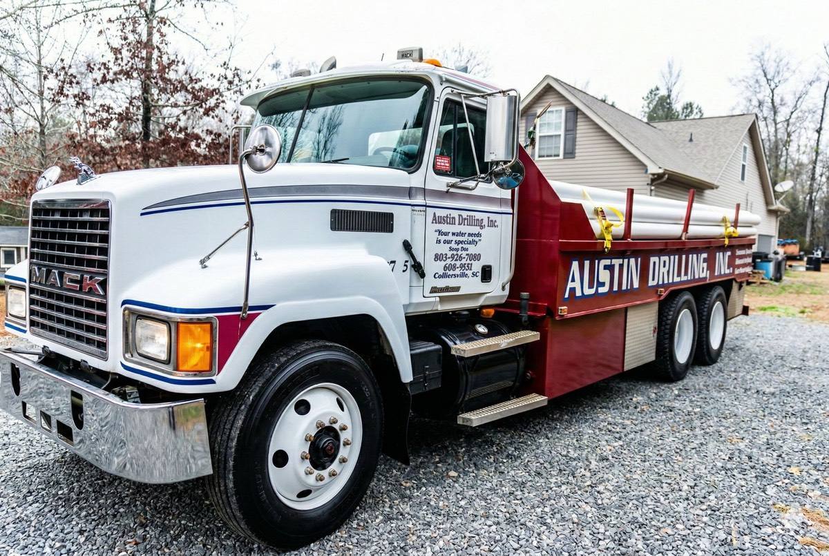 Water treatment system installation by Austin Drilling